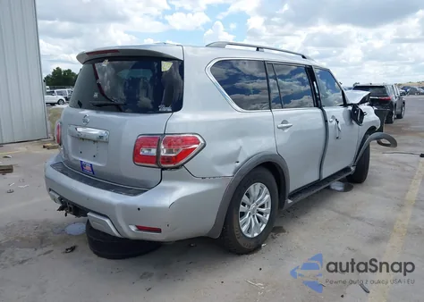 2017 Nissan Armada Sv из США, поврежденный, VIN JN8AY2NDXH9007442